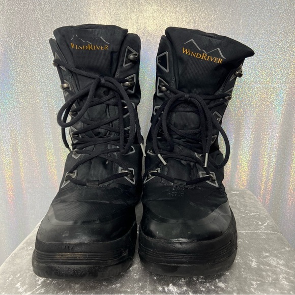 Windriver hyper dri waterproof boots winter black warm snow outdoors hunting main image 5